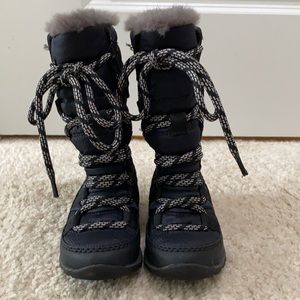 Sorel Whitney Tall lace snow boot toddler size 8